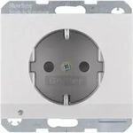 Berker SCHUKO-Steckdose alu 41097003