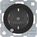 Berker SCHUKO-Steckdose sw/gl 41102045