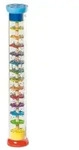 Goki 61947 - Regenstab, Musikinstrument 34 cm Bunter Regenstab aus Kunststoff mit