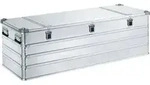 Aluminiumbox L1600xB600xH495mm 396l m.Klappverschluss u.Alu-Stapelecken
