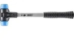 HALDER SIMPLEX Schonhammer &Oslash; 30 mm TPE-soft blau mit verst&auml;rkem Tempergussgeh&auml;use