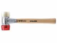 Schonhammer BASEPLEX L.270mm Kopf-D.25mm hart HO Nyl.weiß/Ca rot HALDER