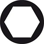 Schraubendreher SoftFinish&reg; Sechskant-Steckschl&uuml;ssel mit Rundklinge (01033), 17 mm
