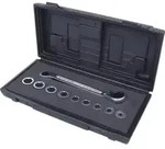 KS Tools 503.4645 GEARplus Doppel-Ratschenringschl&uuml;ssel-Satz umschaltbar 10-tlg.