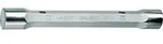 Doppelsteckschl&uuml;ssel 626 SW 19x22mm L.175mm massiv Bohrungs-D.17,5/18,5mm GEDORE