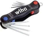 Wiha Schlitz, Kreuzschlitz Phillips, Innen-Sechskant Winkelschraubendreher-Set 0.7