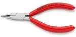 KNIPEX 25 03 125 Flachrundzange mit Schneide (Radiozange) mit Kunststoff &uuml;berzogen
