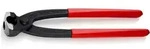 Ohrklemmenzange L.220mm Kopf schwarz atram.Ku.-&Uuml;berzug seitl.Pressnase KNIPEX