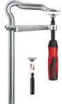 Ganzstahlschraubzwinge OMEGA Spann-W.200mm A.100mm 2-K-Griff BESSEY