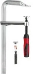 Bessey Ganzstahl-Schraubzwinge GZ-2K 1250/120 GZ125-2K Spann-Weite (max.):1250mm