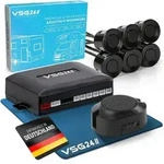 VSG24 Akustische Premium-Einparkhilfe WOHNMOBIL Schwarz PDC-22100
