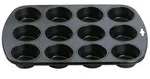 Kaiser 646206 12er Muffinform Muffin World, anthrazit