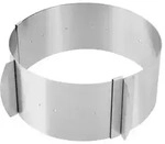 Zenker Tortenring PATISSERIE, flexibler Profi-Torten-Ring von &Oslash; 16 - &Oslash; 30 cm,...