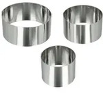 Metaltex Allzweck-Kochringe 3 St&uuml;ck Edelstahl