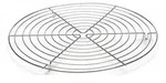 Kuchengitter 32 cm Stahl silber