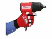 KS Tools 310.0250 Leder-Mechaniker-Handschuh, Vibrationsgedämmt, 9