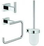 Grohe WC-Set ESSENTIALS CUBE 3 in 1 chr