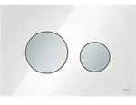 TECEloop WC-Bet&auml;tigungsplatte f. 2-Mengentechn. Gl we T. chrom matt