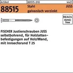 Justierschraube R 88515 JUSS 6x120/T25 Stahl galv.verz. 100St. FISCHER