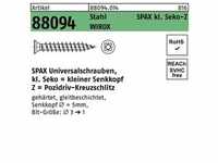 Schraube R 88094 SEKO kl. Spitze/PZ 3x10/7-Z Stahl galvanisch verzinkt WIROX 1000