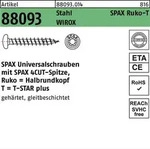 Schraube R 88093 Ruko Spitze/T-STAR 6x100/60-T30 Sta galv.verz. WIROX 100St SPAX