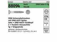 Schraube R 88094 SEKO Spitze/PZ 4,5x50/32-Z Stahl galv.verz. gelb 500St. SPAX