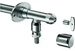 SCHELL 039970399 Au&szlig;enwandarmatur POLAR II Set frostsicher, Installationsbausatz