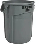Mehrzwecktonne grau 76l PE Au&szlig;en-&Oslash;495xH581mm RUBBERMAID