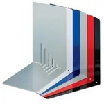 Jakob Maul GmbH MAUL - Buchst&uuml;tze - Metall - Gloss Gray (Packung mit 2)