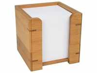 WEDO Zettelbox, aus Bambus, mit Papier