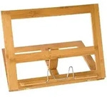 Buchst&auml;nder Holz Bambus gro&szlig; braun