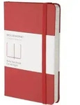 Notizbuch P A6 9x14cm liniert Hardcover rot