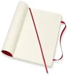 Notizbuch Large A5 blanko Softcover scharlachrot