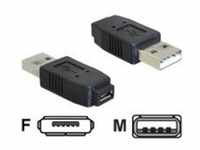 Delock - USB-Adapter - USB (M) bis Mikro-USB Typ AB (W)