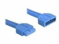 DeLOCK USB 3.0 Pin Header - USB-Verlängerungskabel - 19-poliger USB 3.0 Kopf (M)