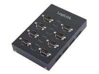 LogiLink USB 2.0 to 8-Port Serial Adapter - Serieller Adapter