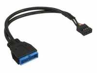 InLine - Interner und externer USB-Adapter - 19-poliger USB 3.0 Kopf (M)