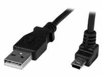 StarTech.com 1m USB auf Mini USB Anschlusskabel 90° gewinkelt - USB A zu Mini B