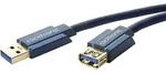 clicktronic 3.00 m Blau vergoldete Steckkontakte 70120