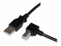 StarTech.com 3m USB 2.0 A auf B Kabel rechts gewinkelt - St/St - USB Druckerkabel -