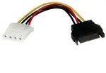 StarTech.com 15cm SATA auf LP4 Stromadapter - Bu/St - Netzteil - SATA-Stromstecker