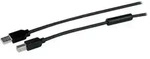 StarTech.com 15m aktives USB 2.0 A auf B Kabel - Stecker/Stecker - USB Druckerkabel