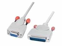 Lindy PC Serial Printer Cable - Serielles / paralleles Kabel - DB-9 (W)