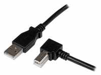 StarTech.com 1m USB 2.0 A auf B Kabel rechts gewinkelt - St/St - USB...