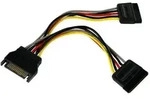 StarTech.com SATA Y-Stromkabel Power Cable Splitter S-ATA Powerkabel (15pin)