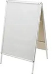 Nobo Plakatst&auml;nder 1902204 DIN A0 Alurahmen silber