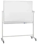 Franken Whiteboard ST201 120x90cm drehbar emailliert wei&szlig;