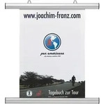 FRANKEN Plakatleiste, Aluminium, silber, L&auml;nge: 425 mm