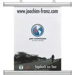 FRANKEN Plakatleiste, Aluminium, silber, L&auml;nge: 1.205 mm
