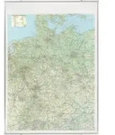 Franken Kartentafel KA300D 100x140cm Stra&szlig;enkarte Deutschland